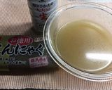おでんの残り汁de蒟蒻作り方1写真
