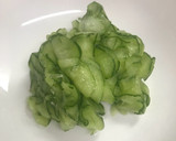 超簡単♪きゅうりとささみのさっぱり和え♪作り方1写真