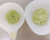 【離乳食 中期】レンジできゅうり作り方2写真