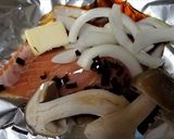 ウラベニホテイシメジと秋鮭のホイル焼き作り方4写真