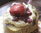 お抹茶*栗ぜんざいのロールケーキ作り方52写真
