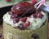 お抹茶*栗ぜんざいのロールケーキ作り方53写真