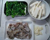 菜の花といか・長芋のにんにく炒め作り方2写真
