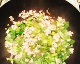 離乳食完了期 厚揚げとニラのそぼろ炒め作り方2写真