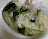 キャベツと三つ葉のあっさり漬け☆胡麻風味作り方3写真