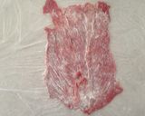 巻いて焼く❤︎薄切り牛肉のロールステーキ作り方1写真