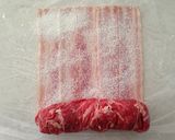 巻いて焼く❤︎薄切り牛肉のロールステーキ作り方4写真