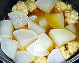 鶏団子と大根の煮物作り方4写真