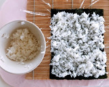 お弁当 朝ごはんに 簡単 味玉海苔巻き作り方4写真