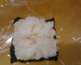お弁当 エビマヨと卵のおにぎらず 小さめ作り方7写真