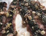 秋刀魚の梅肉、海苔巻き焼き作り方3写真