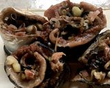 秋刀魚の梅肉、海苔巻き焼き作り方4写真