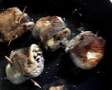 秋刀魚の梅肉、海苔巻き焼き作り方5写真