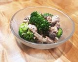 鯖水煮缶とブロッコリーしめじのマヨサラダ作り方8写真