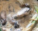 牡蠣と豆乳ふわっふわっ鍋作り方4写真