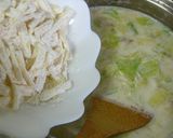 キャベツとハムのチーズスープ作り方5写真