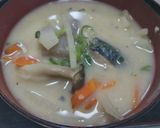 さば缶でかす汁作り方9写真