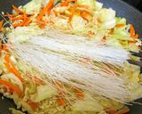 創作タイ料理 春雨のグリーンカレー炒め作り方4写真