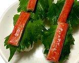 大葉とカニカマのおにぎり作り方4写真
