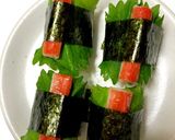 大葉とカニカマのおにぎり作り方5写真