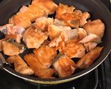 簡単☆お弁当のおかず☆鮭の照り焼き作り方3写真