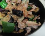 豚こま肉とナスの味噌炒め作り方4写真