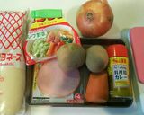 簡単☆カレーなポテサラ☆作り方1写真