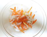 白菜と人参の甘酢漬け作り方1写真