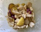 レンジで♪鶏胸肉とさつま芋のチーズ味噌煮作り方4写真
