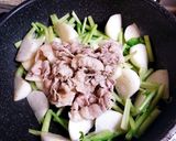 豚肉とかぶのゆず胡椒炒め作り方4写真