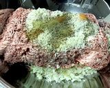 電子レンジで300gハンバーグ作り方2写真