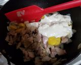 坊ちゃんかぼちゃのチキンマロングラタン作り方6写真