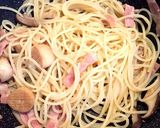 簡単！ベーコンとキノコの和風パスタ作り方9写真