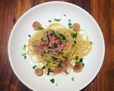 簡単！ベーコンとキノコの和風パスタ作り方10写真
