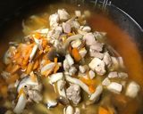 鶏肉としめじのこってり炊き込みご飯作り方5写真