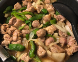 簡単！ラム肉とピーマンの中華炒め♡作り方5写真