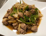 簡単！ラム肉とピーマンの中華炒め♡作り方6写真