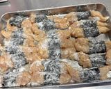 つまみ食いが止まらない！鶏ささみの磯辺巻き作り方3写真