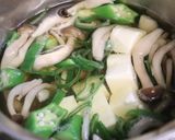 朝昼夕♪しめじ・オクラ・豆腐の澄まし汁作り方4写真