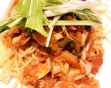 秋鮭のトマトソースパスタ作り方6写真