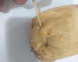 納豆とチーズの焼き巾着作り方10写真