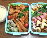 運動会お弁当 2018年 (覚書)作り方1写真