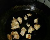 鶏肉の柳川丼作り方3写真