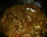 鶏肉の柳川丼作り方5写真