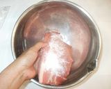 豚ロースの塩トマト煮込み♪簡単キャベツ作り方3写真