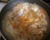 鶏皮で親子丼作り方3写真