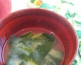 簡単お湯で溶かすだけ☆生姜入り味噌汁作り方2写真