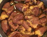 鶏ハツ煮付け おつまみ＊おかず＊お弁当に作り方2写真