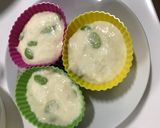 レンチン★材料2つ!枝豆蒸しパン作り方3写真