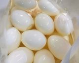 味しみしみ塩味ゆで卵♪作り方2写真